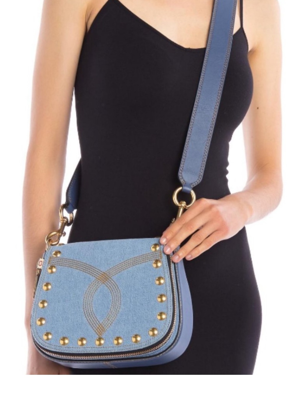 Marc Jacob Nomad Crossbody Denim Bag denim Jean **see pictures - Picture 2 of 16